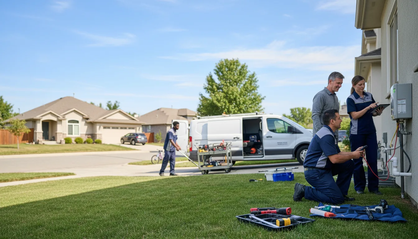 Tankless water heater service in Newcastle, OK